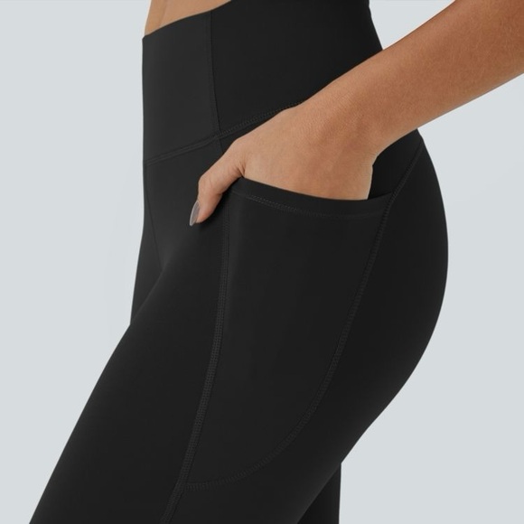 NEW Halara SoCinched Pocket Full Length Leggings Sz L Tummy Control Shaping - Picture 2 of 7